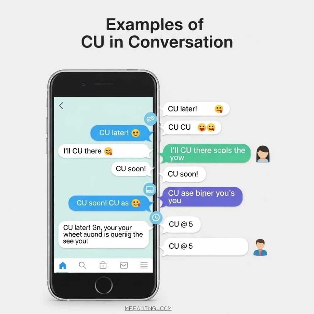 Examples of CU in Conversation