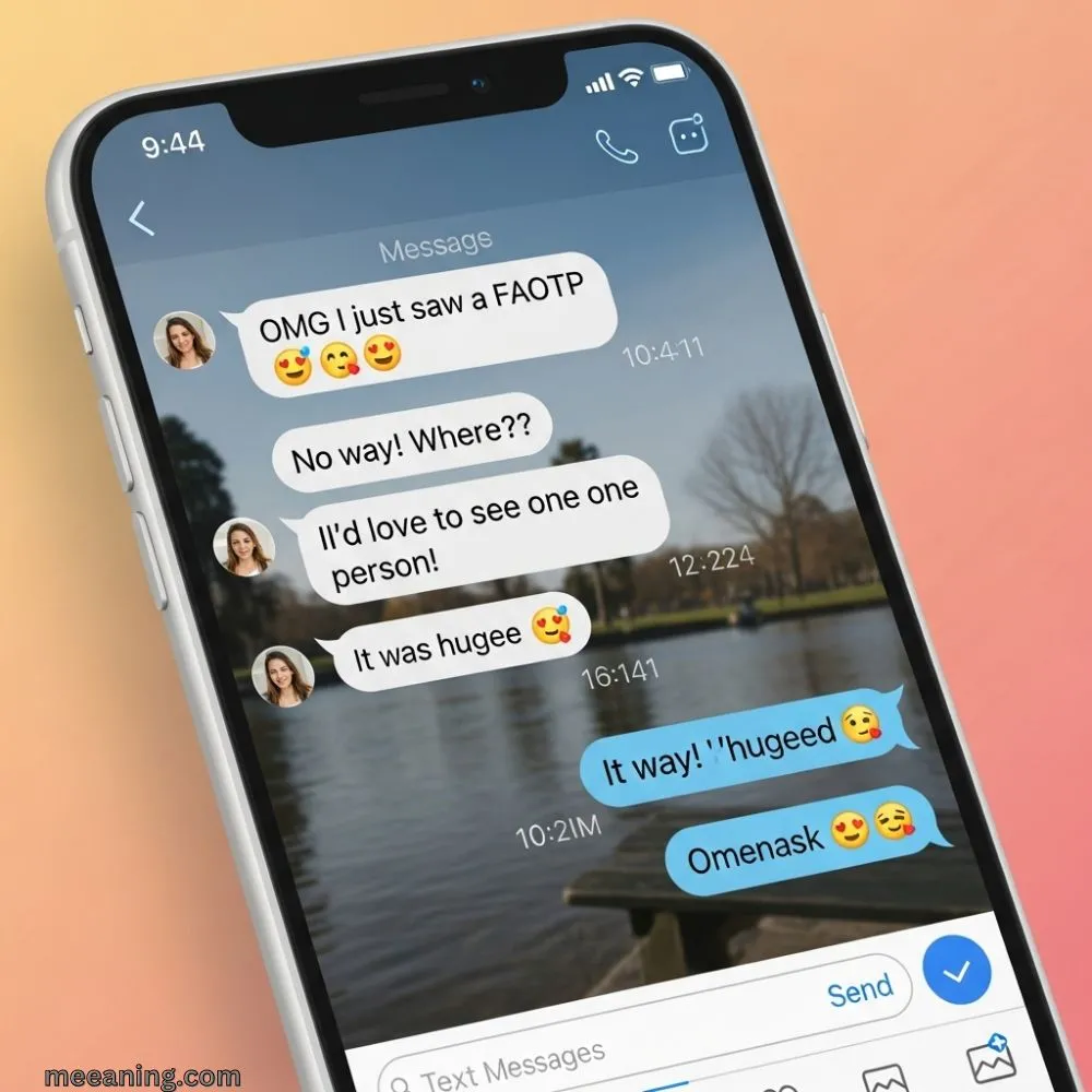 Examples of FAOTP in Conversation