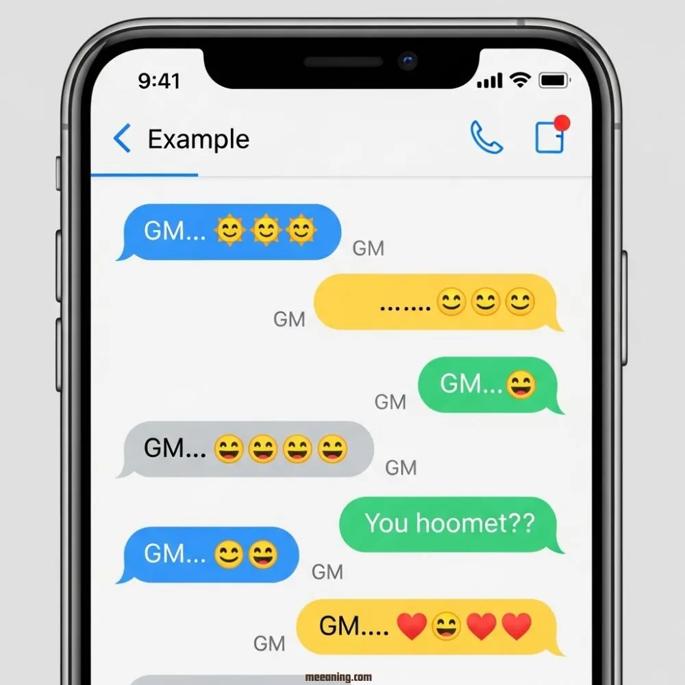  Examples of GM in Conversation