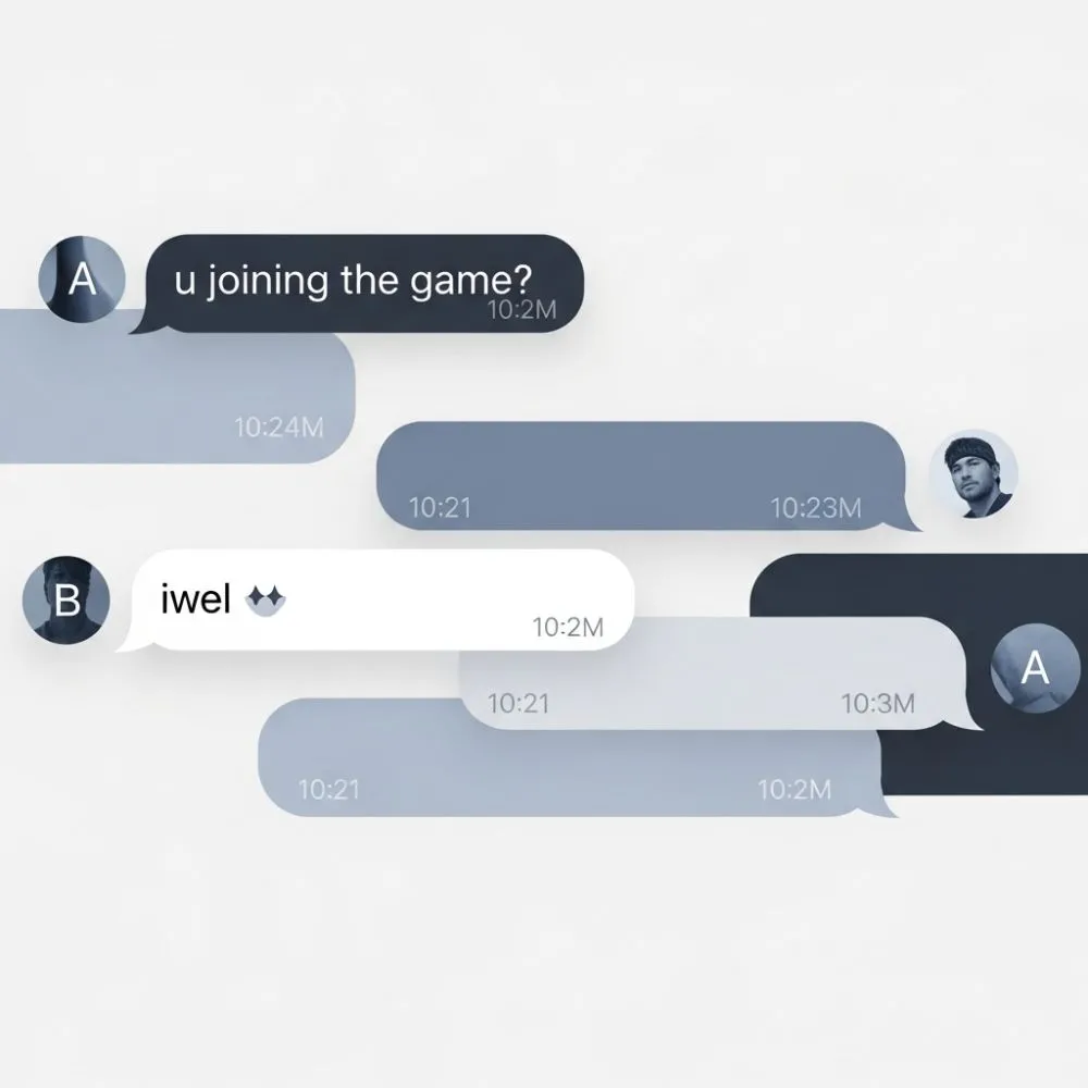 Examples of IWEL in Conversation