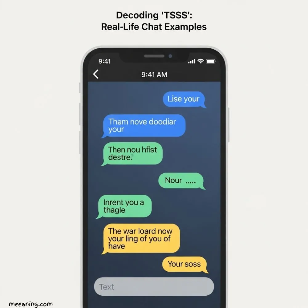 Examples of TSSS in Conversation 