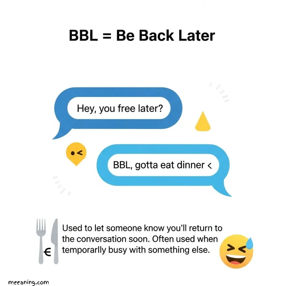 What Does BBL Mean in Text