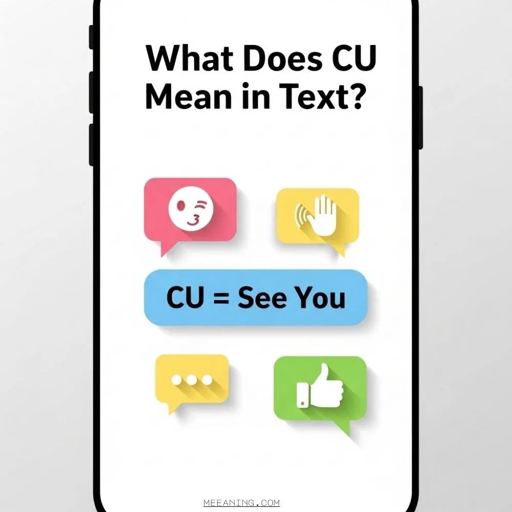 What Does CU Mean in Text