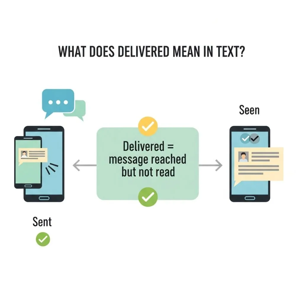 What Does “Delivered” Mean in Text