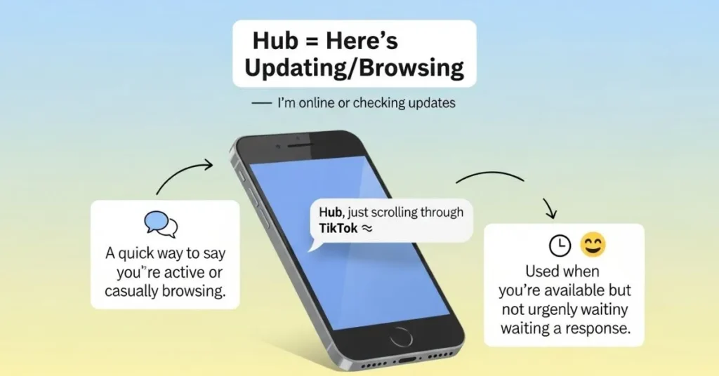 What Does Hub Mean in Text