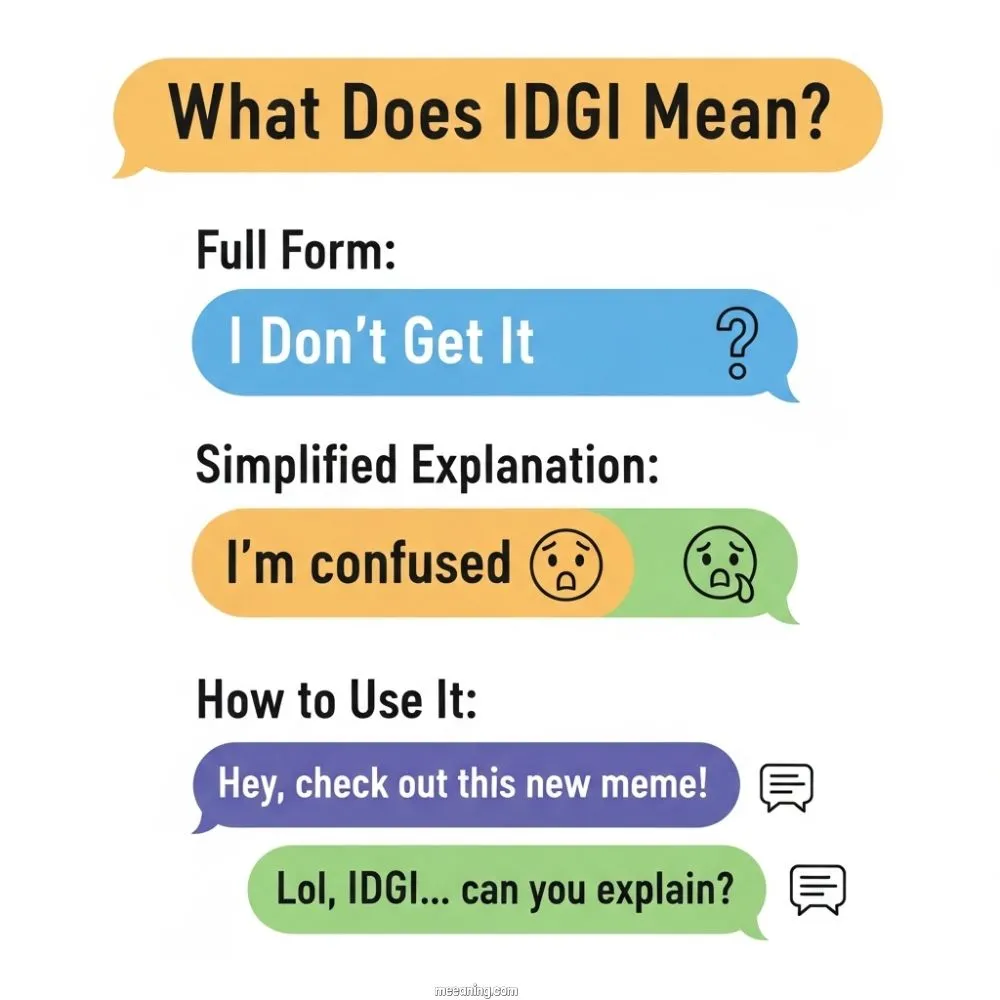 What Does IDGI Mean in Text