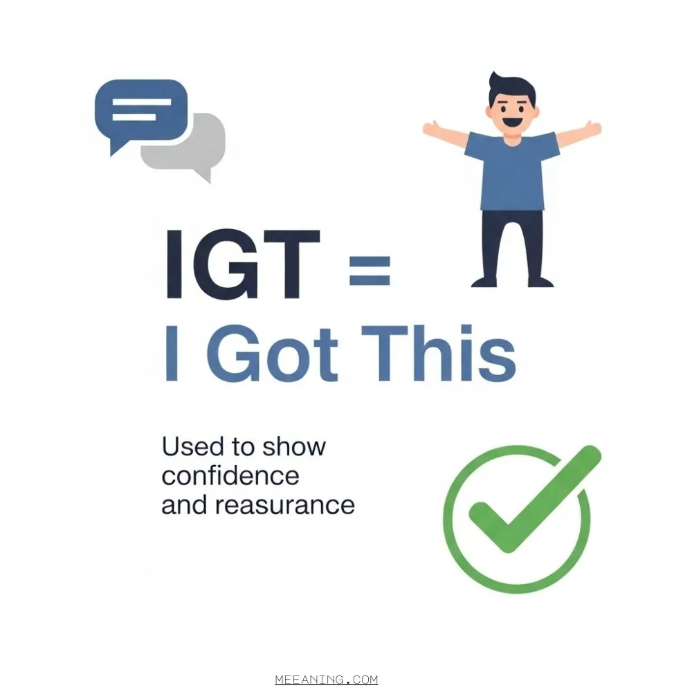 What Does IGT Mean in Text