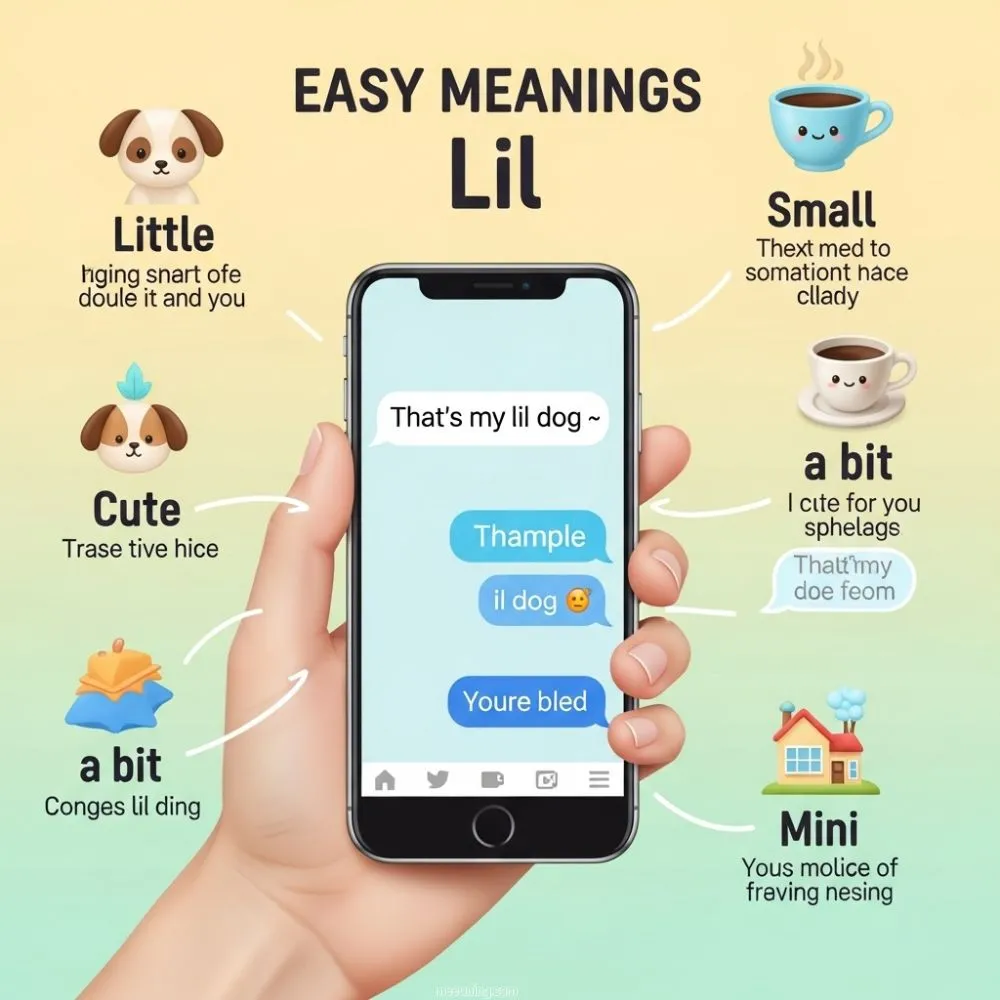 What Does Lil Mean in Text