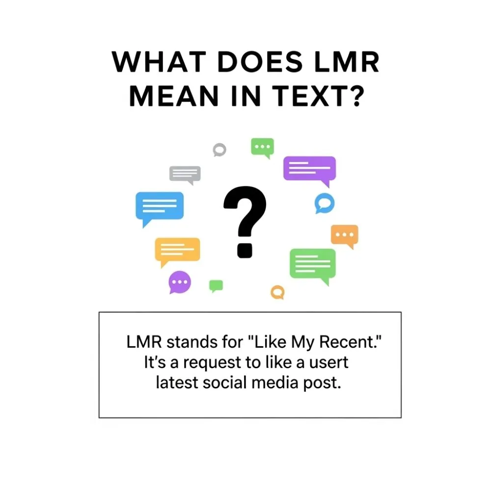 What Does LMR Mean in Text