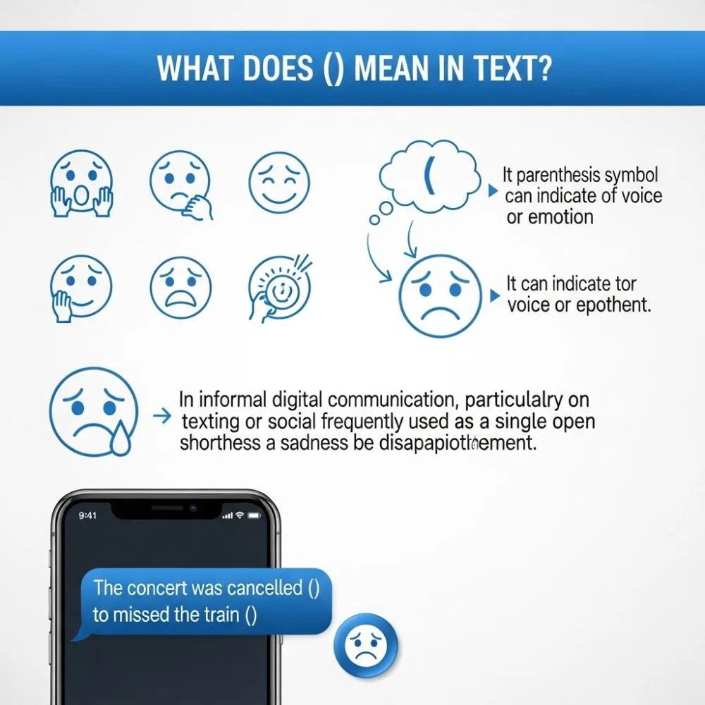 What Does “(” Mean in Text