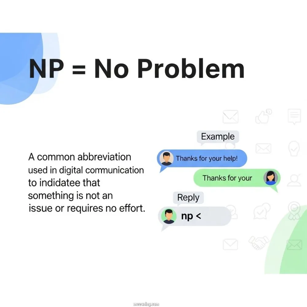 What Does NP Mean in Text