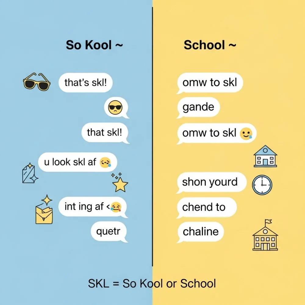 What Does SKL Mean in Text
