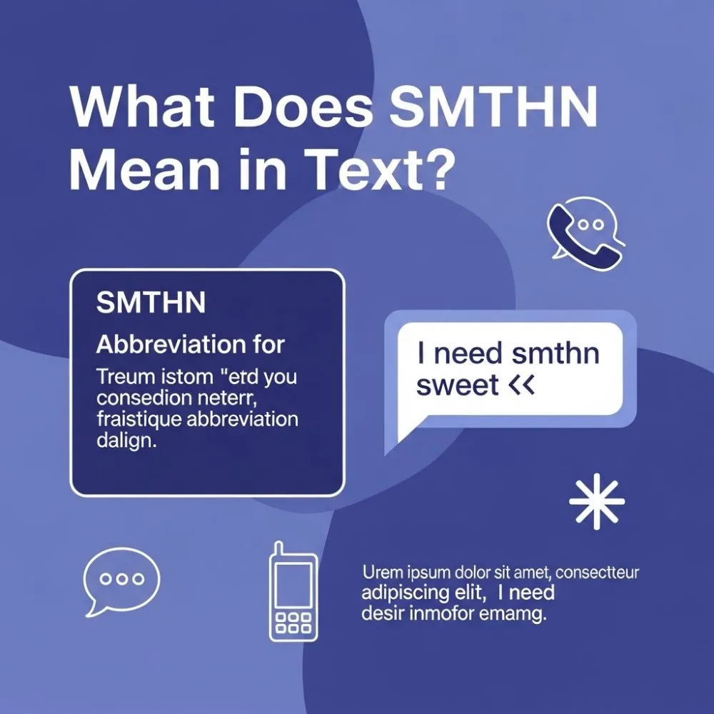 What Does SMTHN Mean in Text
