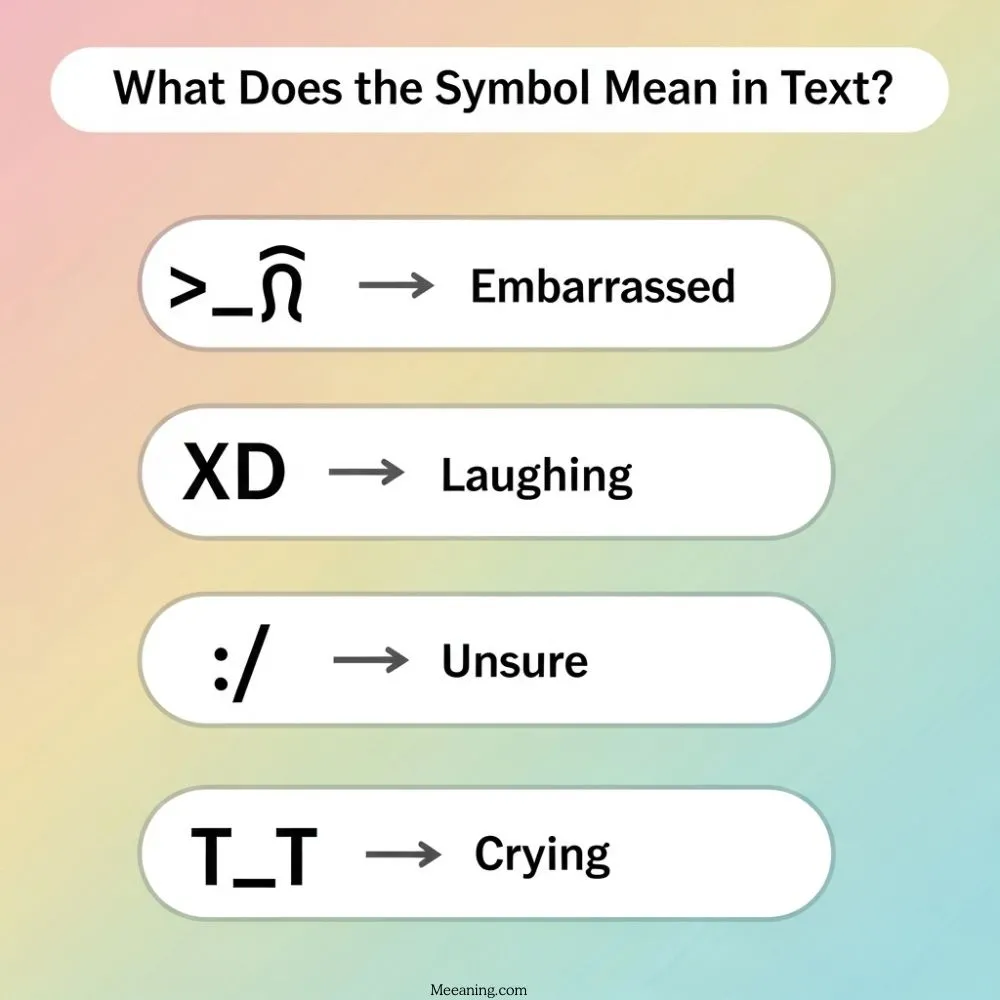 What Does “Symbol” Mean in Text