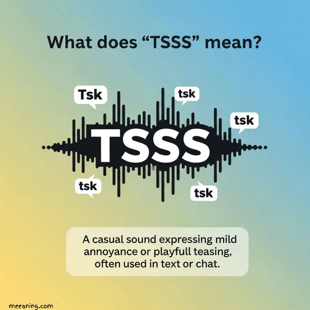 What Does TSSS Mean in Text