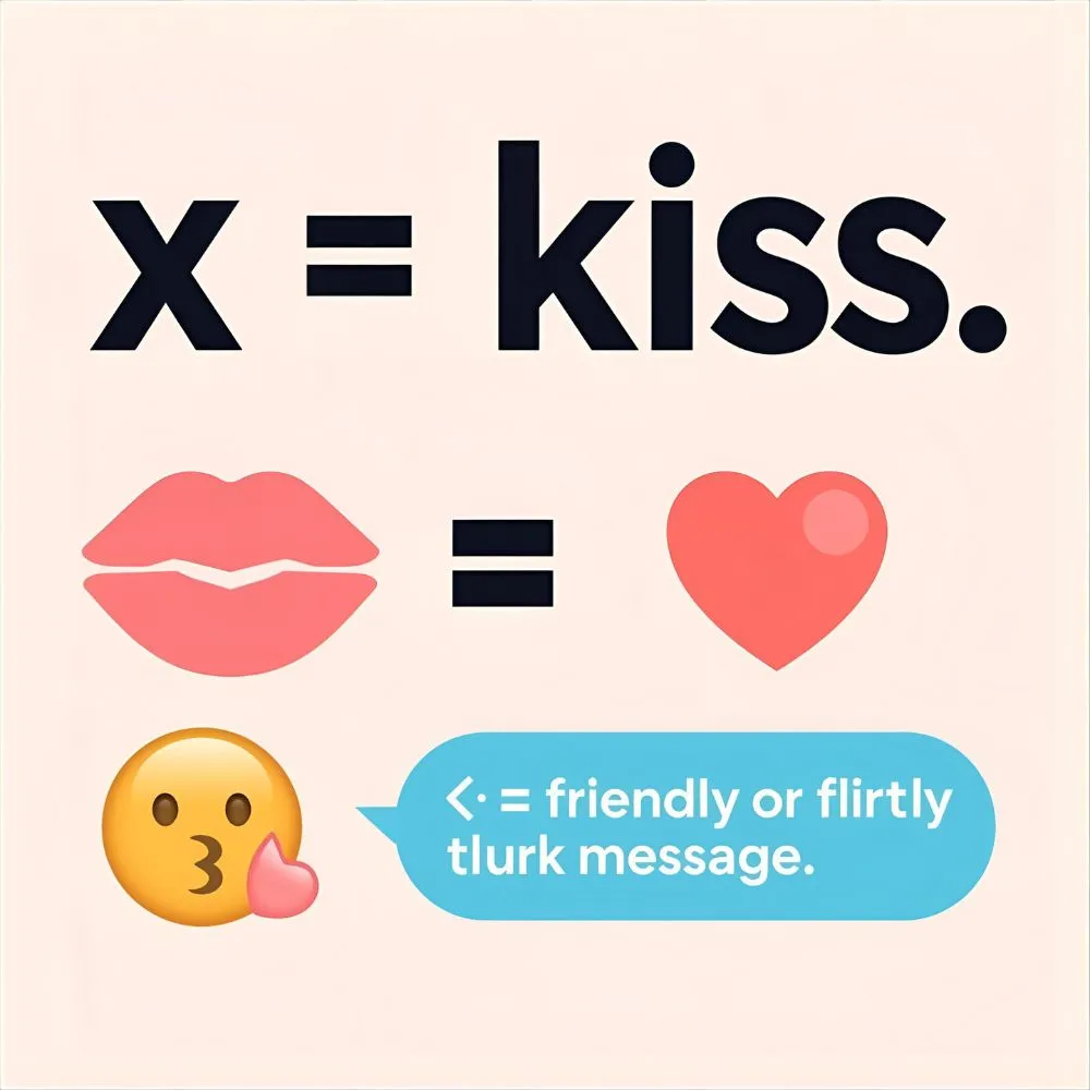  What Does “X” Mean in Text from a Girl