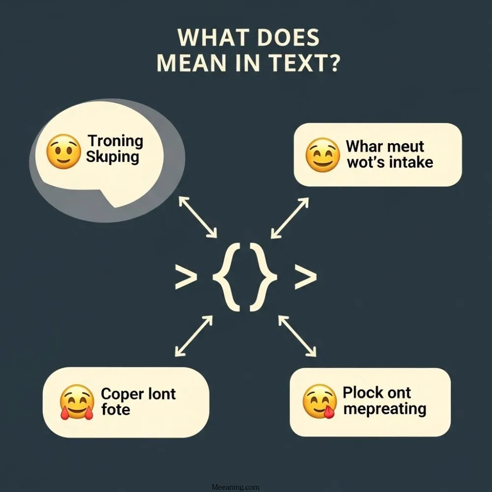 What Does >�ｿｽ�ｿｽ�ｿｽ Mean in Text?