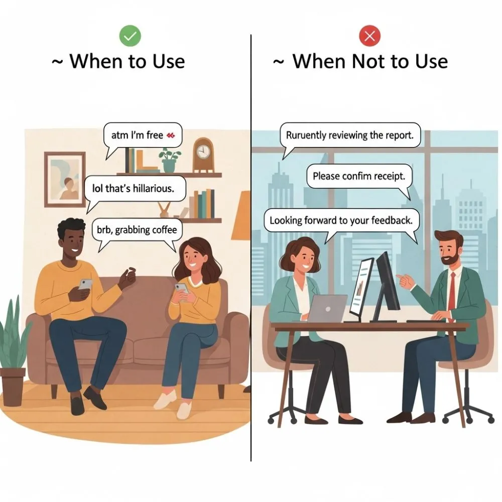 When To Use and When Not To Use ATM