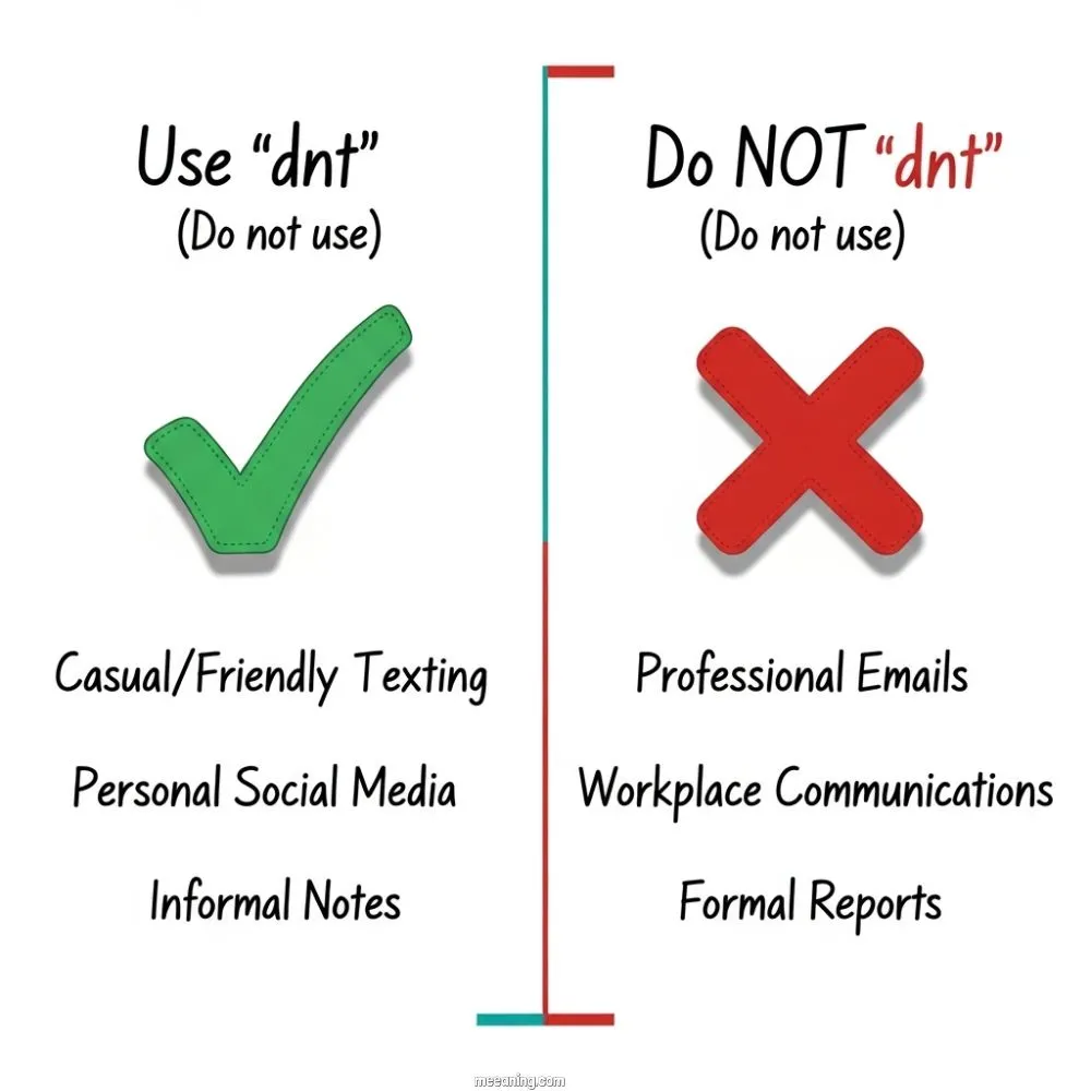 When To Use and When Not To Use DNT