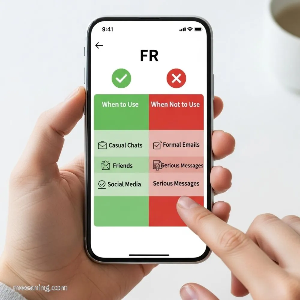 When To Use and When Not To Use FR