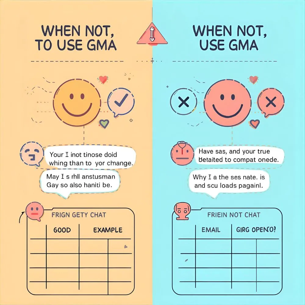 When to Use and When Not to Use GMA