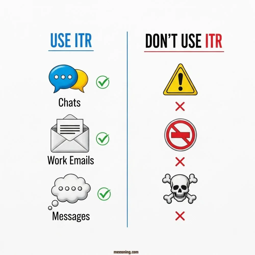 When To Use and When Not To Use ITR