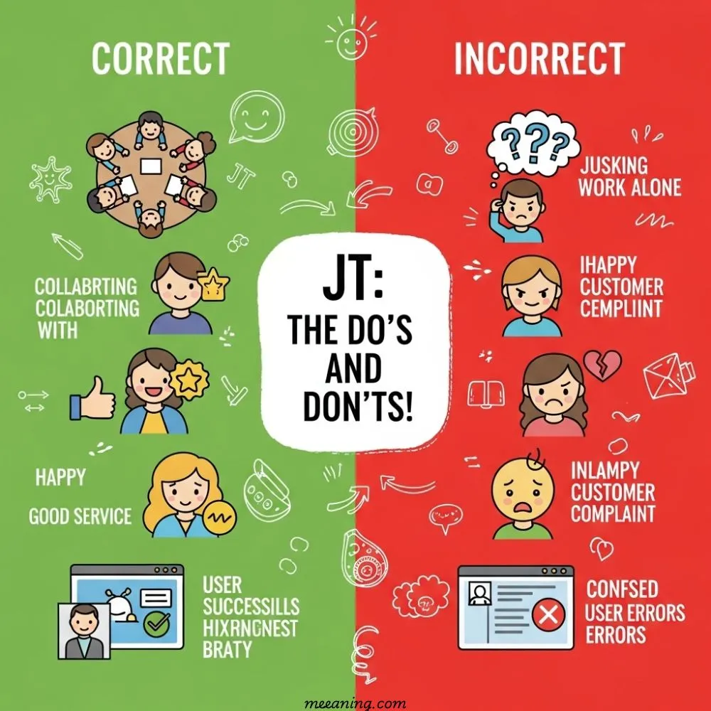When To Use and When Not To Use JT