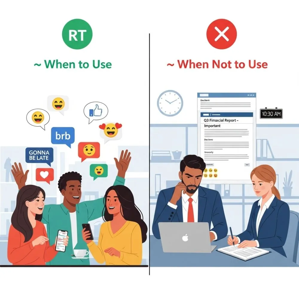 When To Use and When Not To Use RT