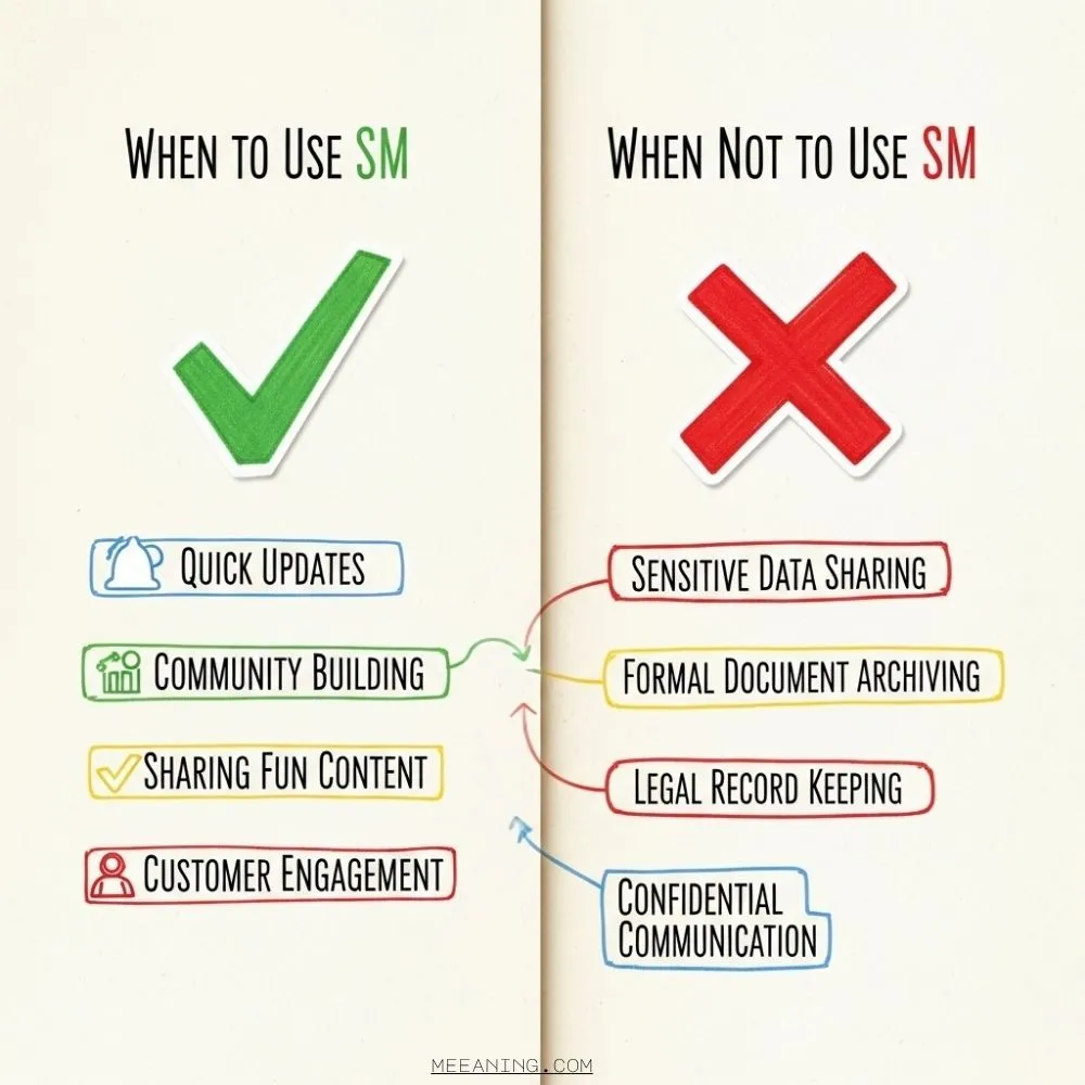 When To Use and When Not To Use SM