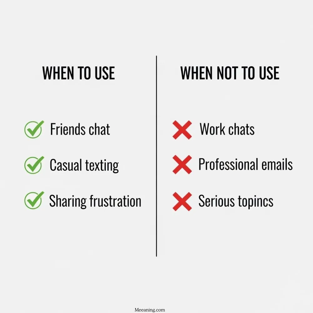 When To Use and When Not To Use >�ｿｽ�ｿｽ�ｿｽ