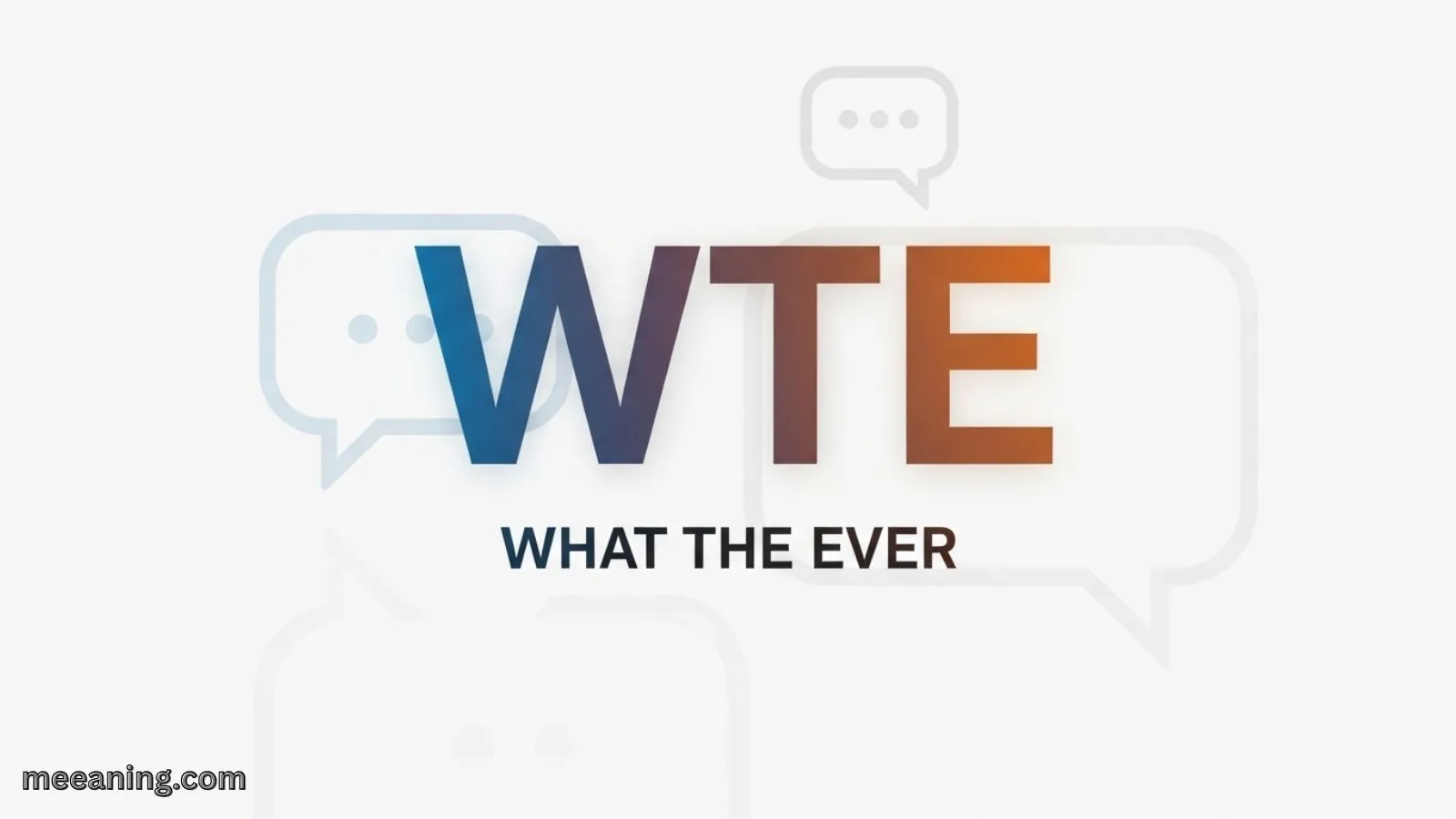 WTE Meaning in Text