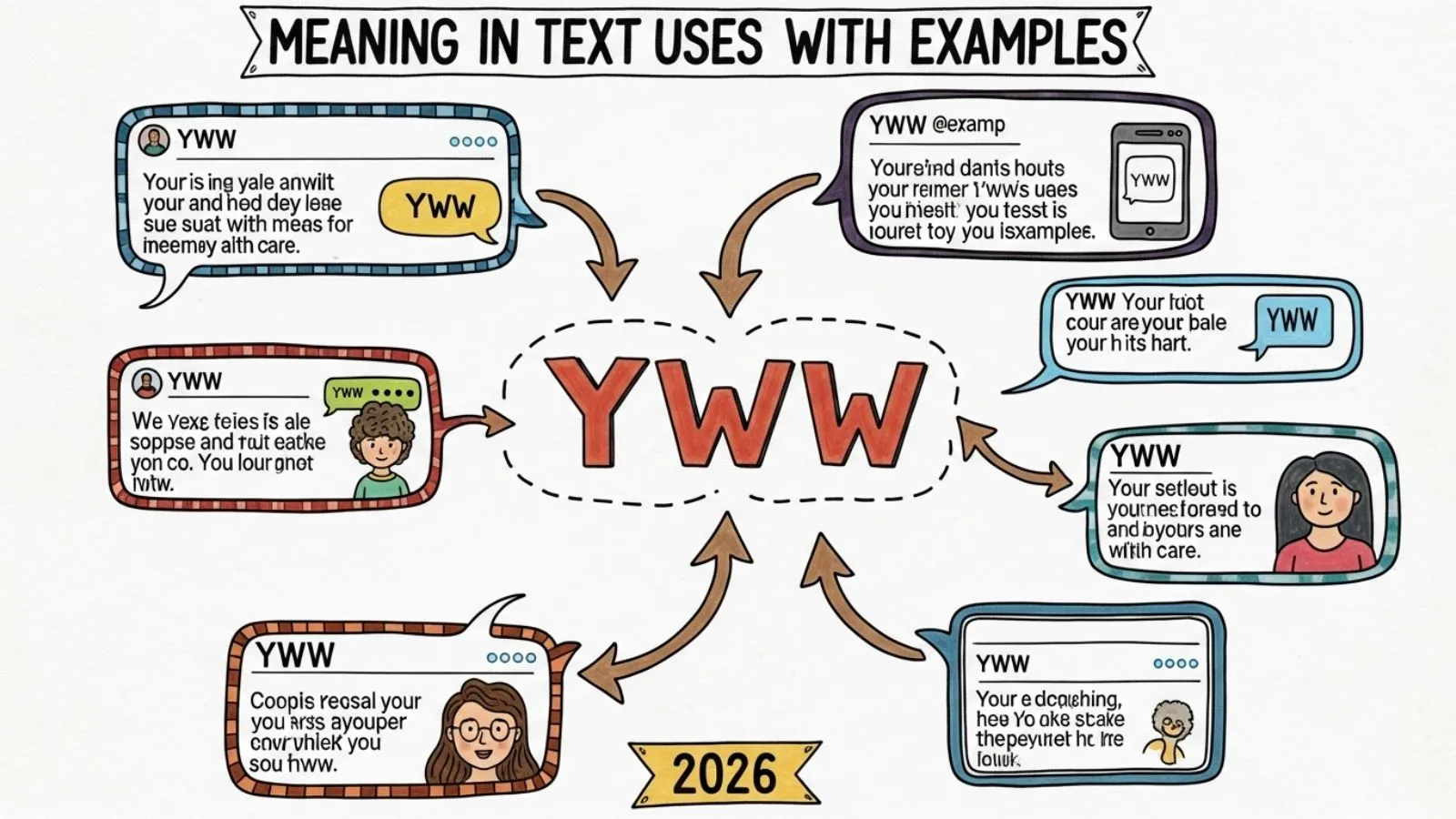 YWW Meaning in Text