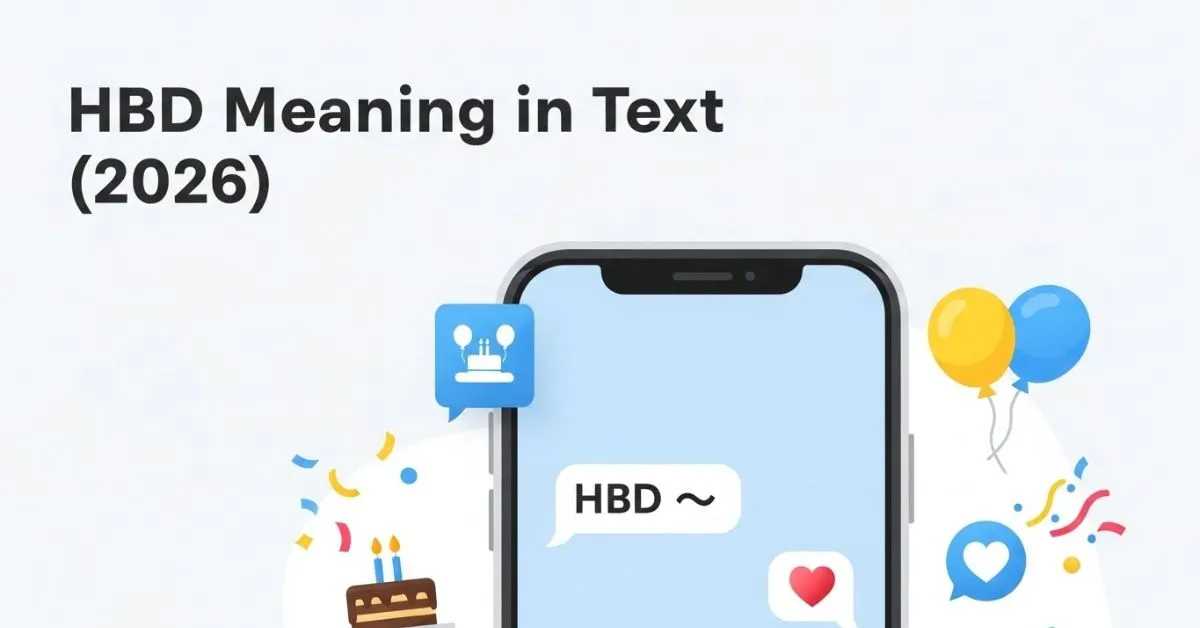 HBD Meaning in Text