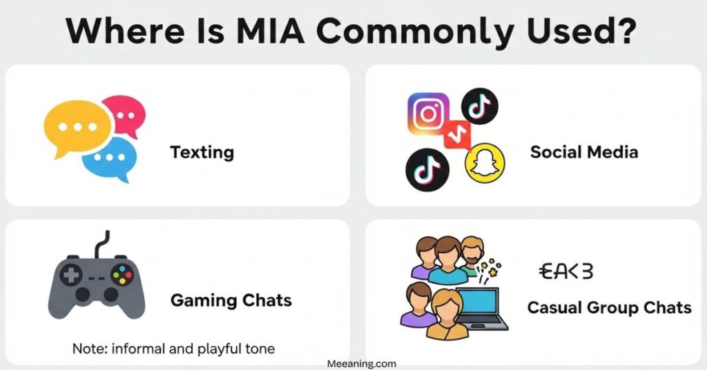 MIA Commonly Used
