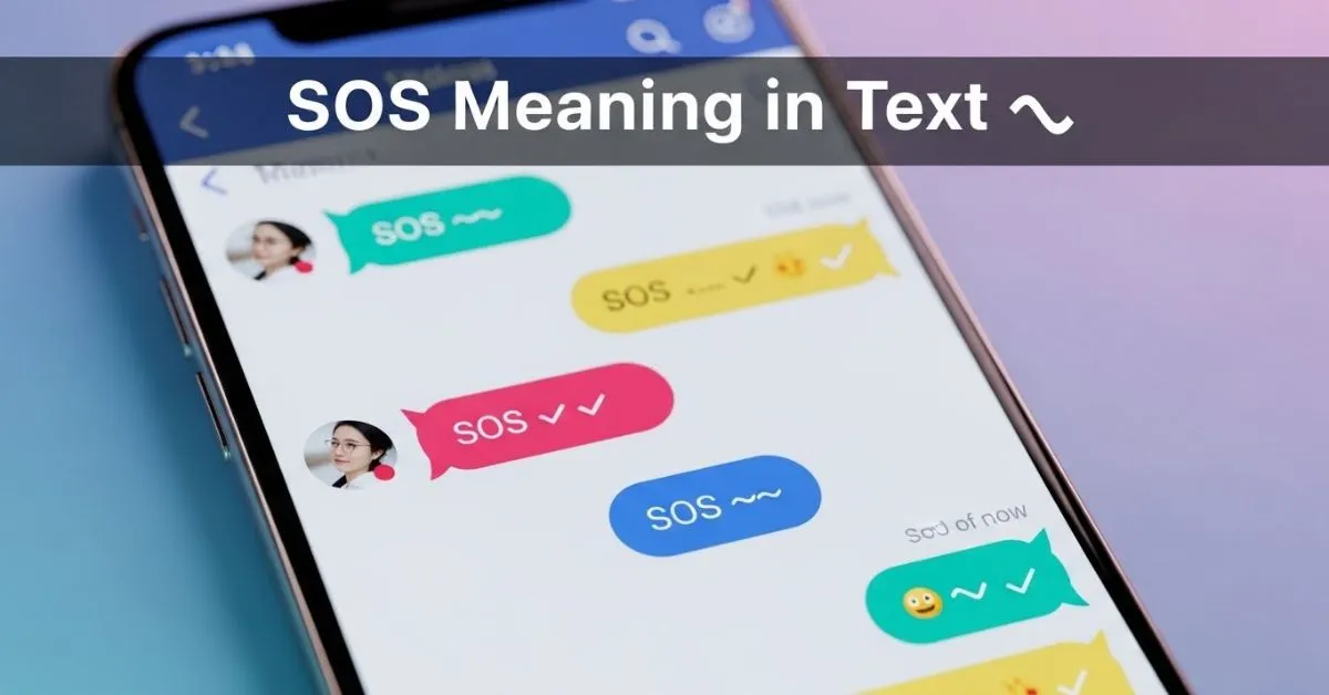 SOS Meaning in Text
