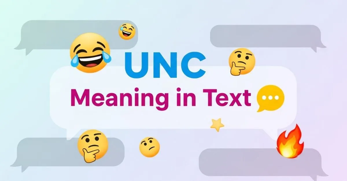 UNC Mean in Text