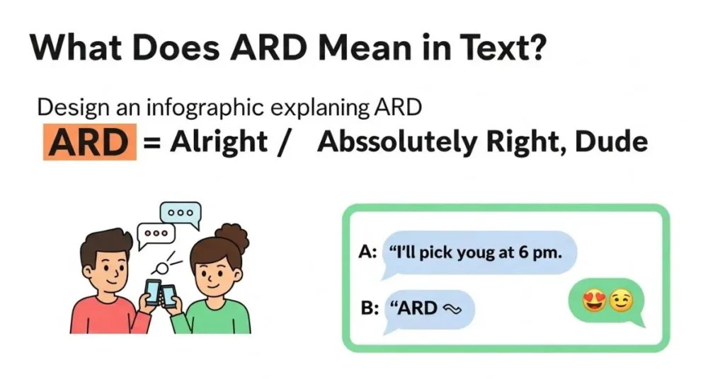 What Does ARD Mean in Text