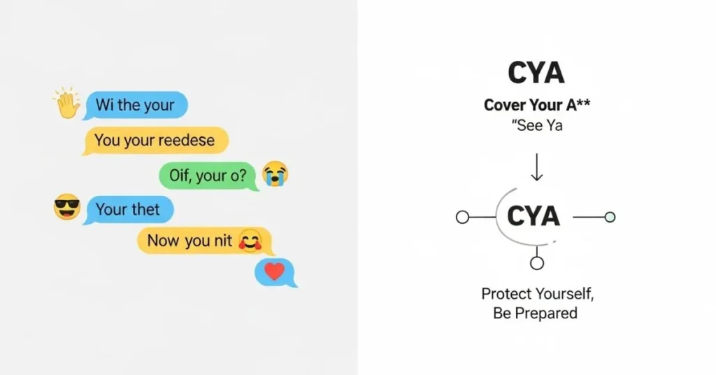 What Does CYA Mean in Text