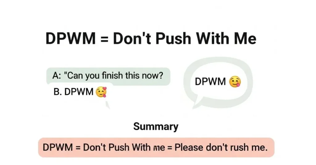 What Does DPWM Mean in Text
