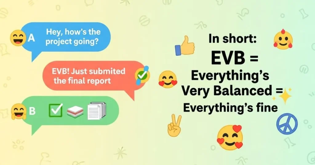 What Does EVB Mean in Text