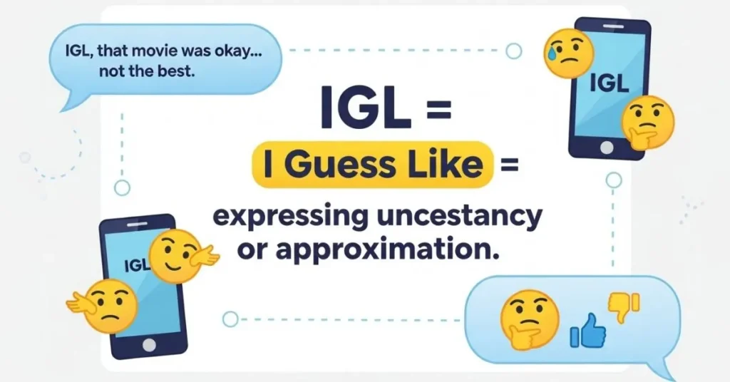 What Does IGL Mean in Text