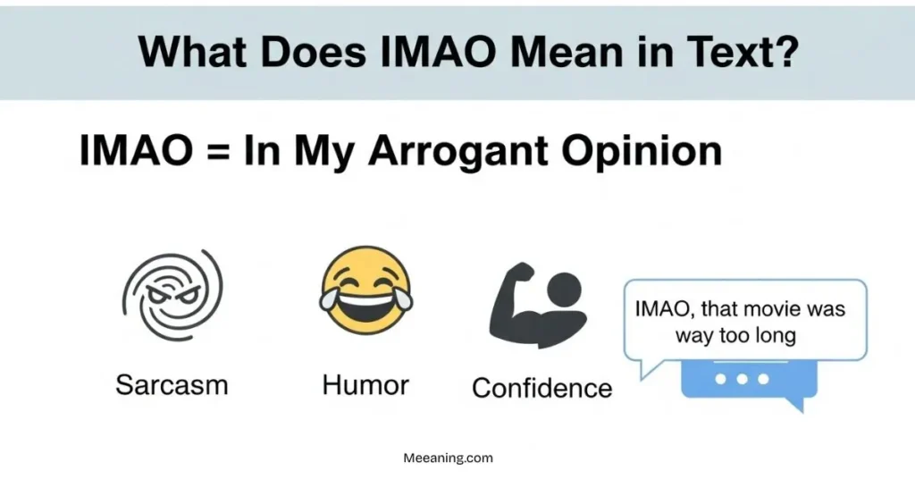 What Does IMAO Mean in Text