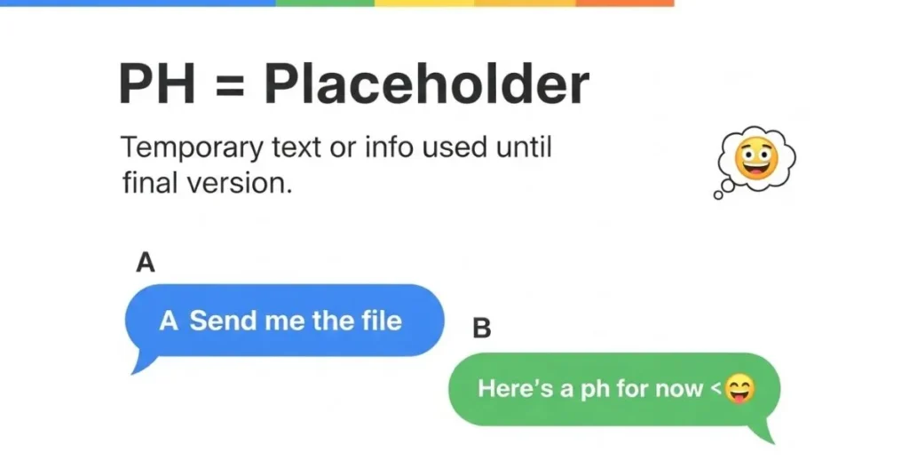 What Does PH Mean in Text