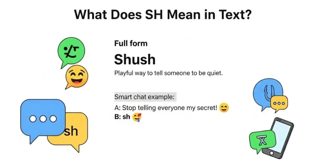 What Does SH Mean in Text