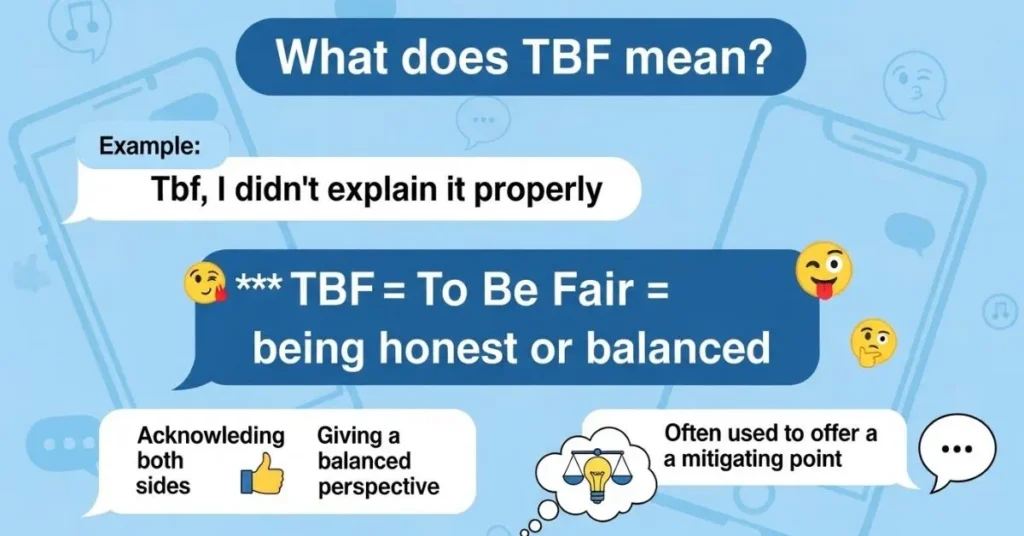 What Does TBF Mean in Text