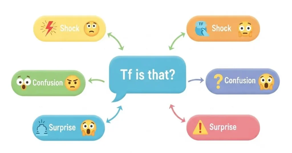 What Does TF Mean in Text