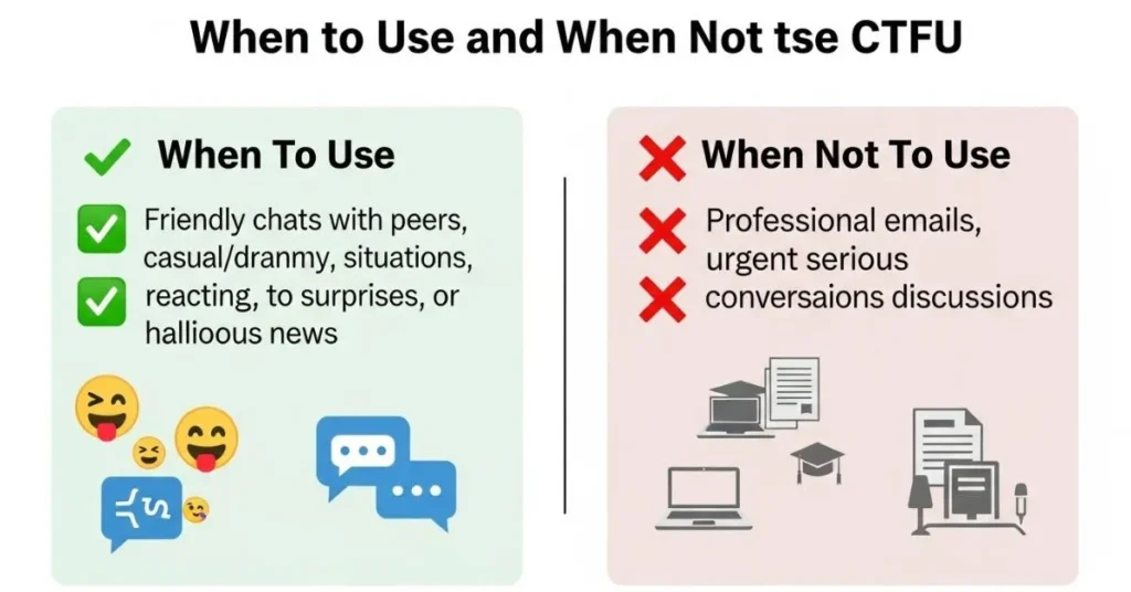 When To Use and When Not To Use CTFU