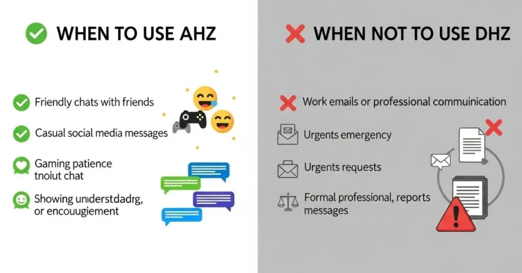  When To Use and When Not To Use DHZ