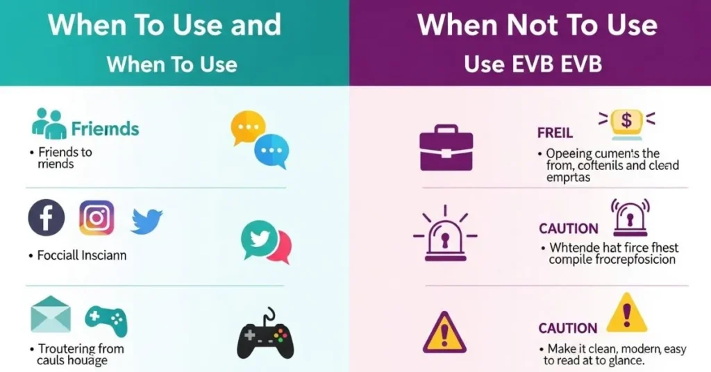 When To Use and When Not To Use EVB