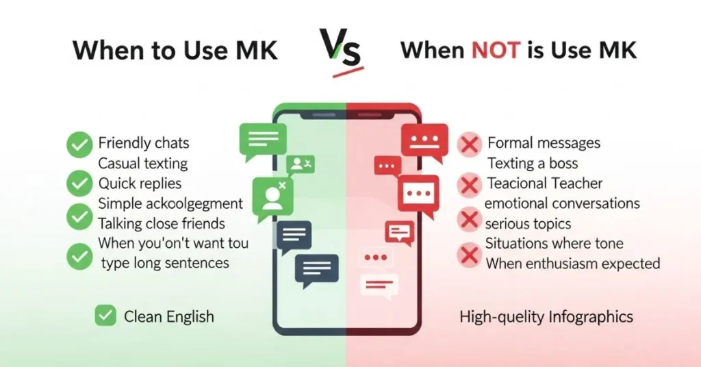 When To Use and When Not To Use MK